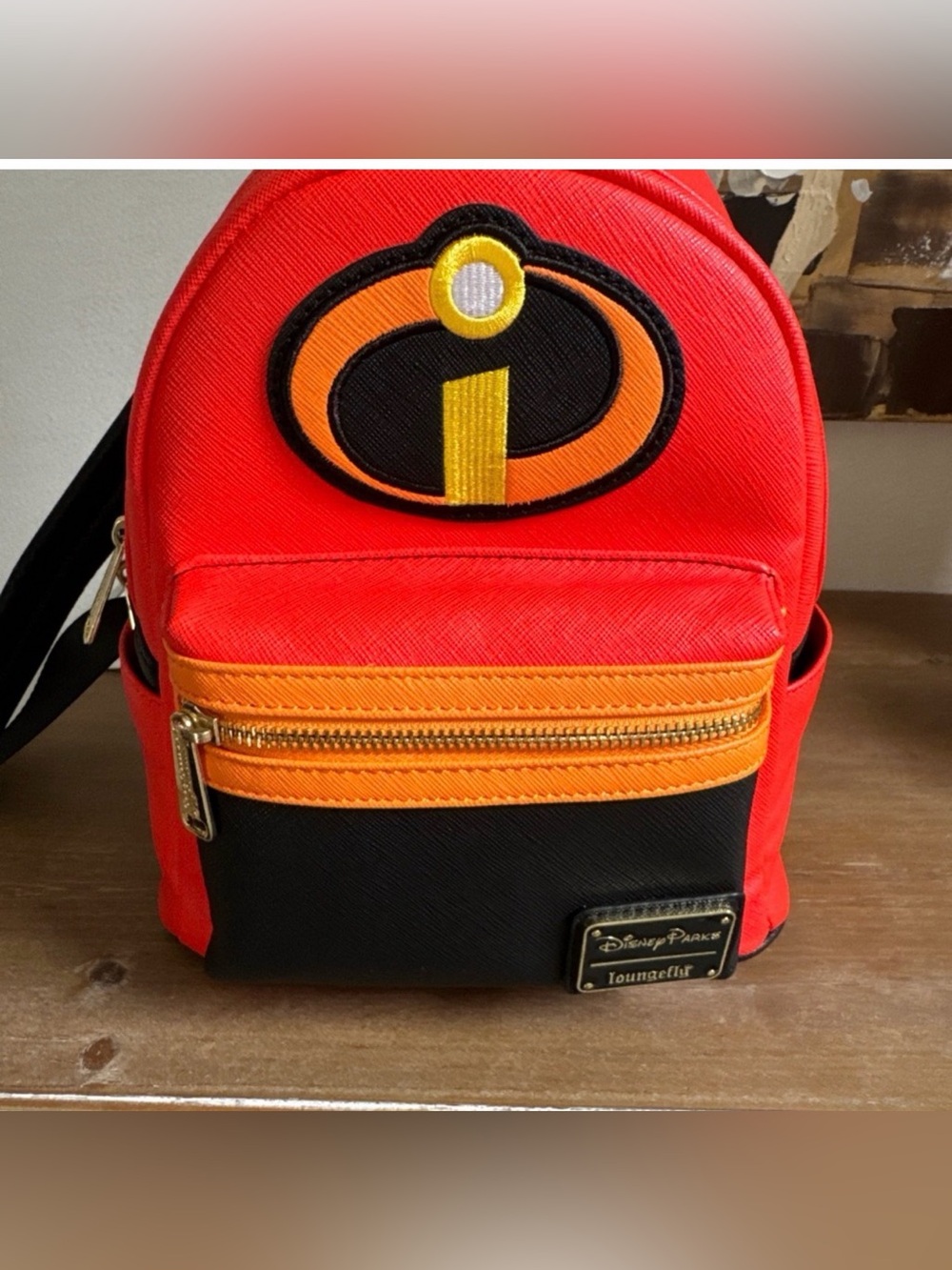 Disney x Loungefly The Incredibles Red & Orange Mini Backpack